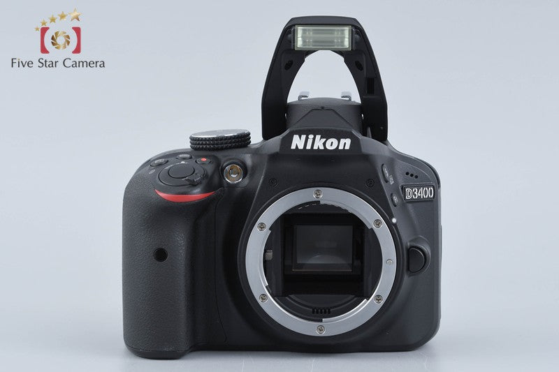 "Count 1,167" Nikon D3400 Black 24.2 MP DSLR Camera 18-55 VR Lens