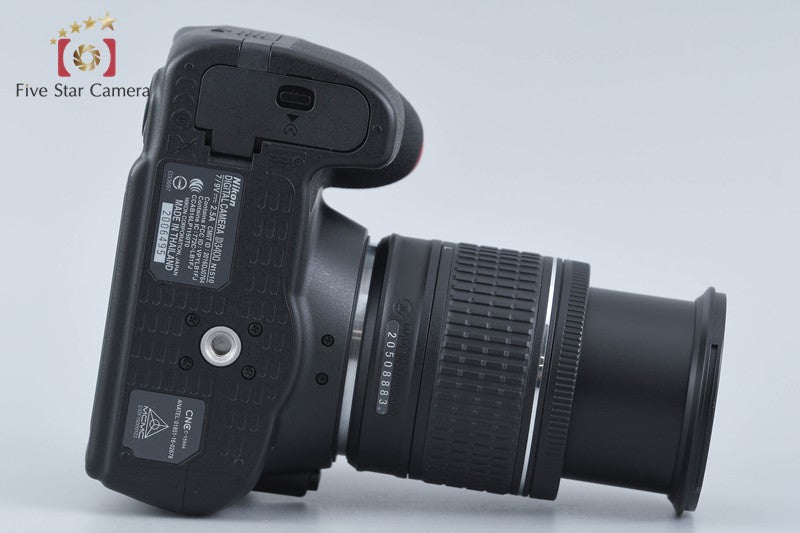 "Count 1,167" Nikon D3400 Black 24.2 MP DSLR Camera 18-55 VR Lens