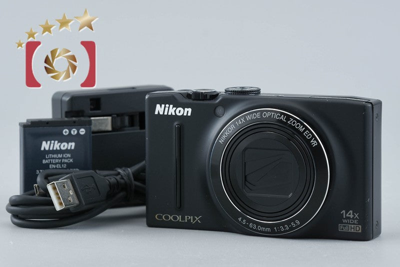 Nikon COOLPIX S8200 Noble Black 16.0 MP Digital Camera