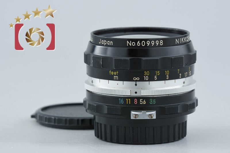 Nikon NIKKOR-H Auto 28mm f/3.5 Non Ai Lens
