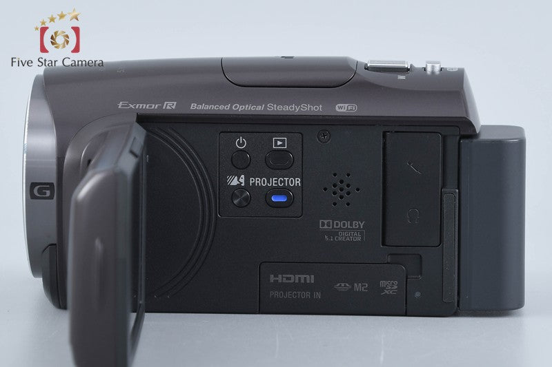 SONY HDR-PJ670 Brown Full HD Digital Camcorder [Multiple Languages]