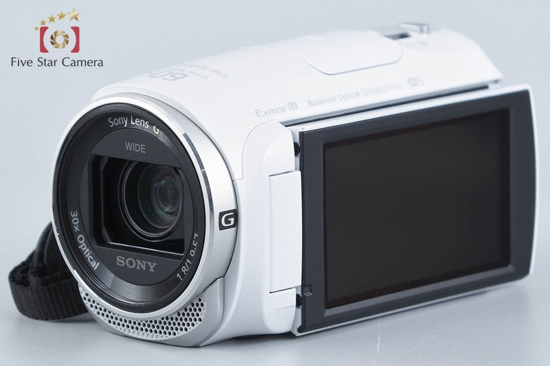 Sony Handycam HDR-CX670 White Digital HD Camcorder [Multiple Languages]