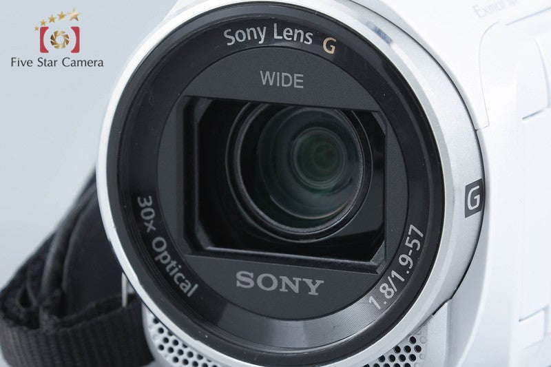 Sony Handycam HDR-CX670 White Digital HD Camcorder [Multiple Languages]