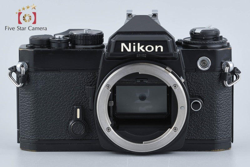 Nikon FE Black 35mm SLR Film Camera + Ai-S NIKKOR 50mm f/1.8