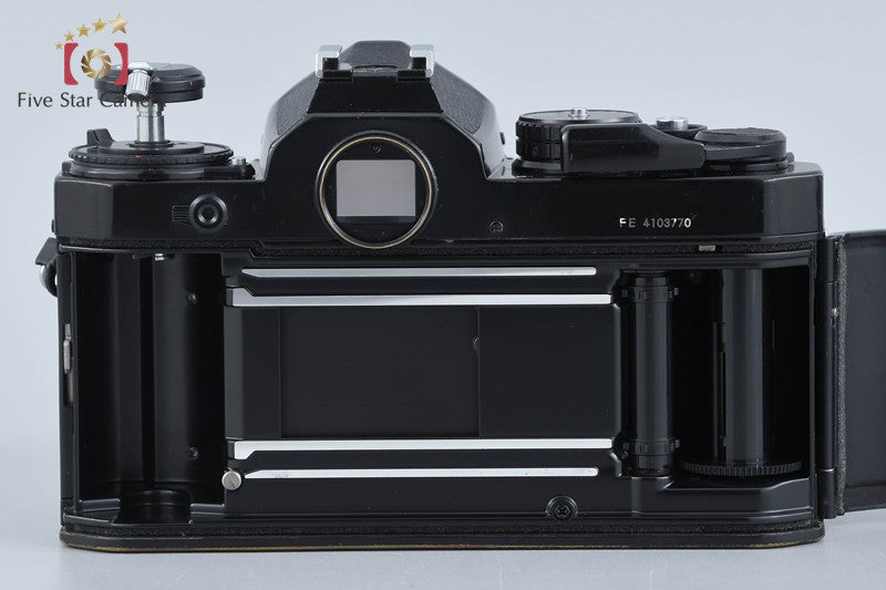 Nikon FE Black 35mm SLR Film Camera + Ai-S NIKKOR 50mm f/1.8