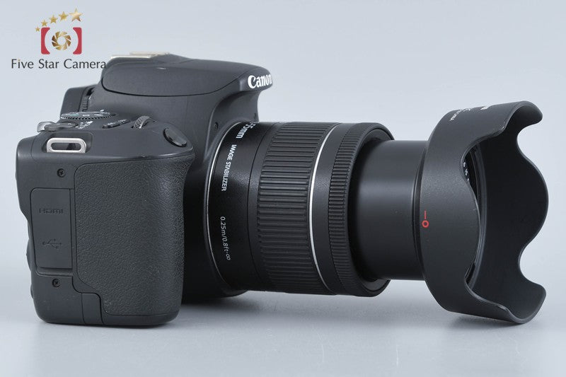 Canon EOS Kiss X9 / Rebel SL2 / 200D Black 24.2 MP DSLR 18-55 IS STM Lens