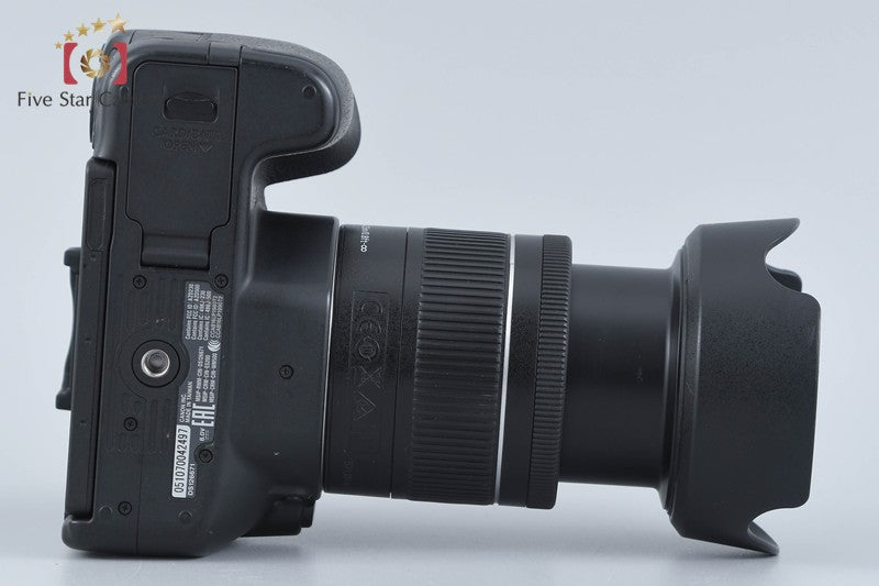 Canon EOS Kiss X9 / Rebel SL2 / 200D Black 24.2 MP DSLR 18-55 IS STM Lens