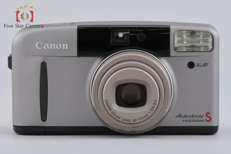 Canon Autoboy S PANORAMA Greige Titanium 35mm Point & Shoot Film Camera
