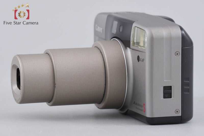 Canon Autoboy S PANORAMA Greige Titanium 35mm Point & Shoot Film Camera