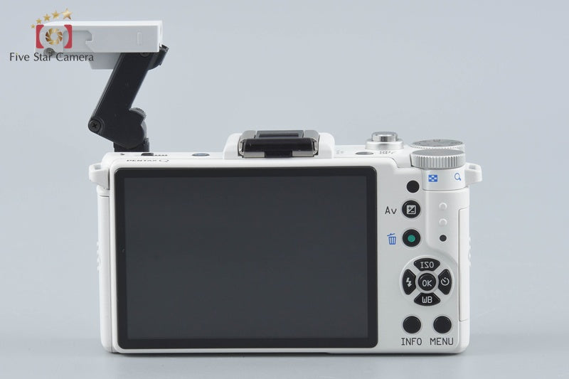 "Shutter count 37" PENTAX Q White 12.4 MP DSLR Camera 02 5-15 Lens