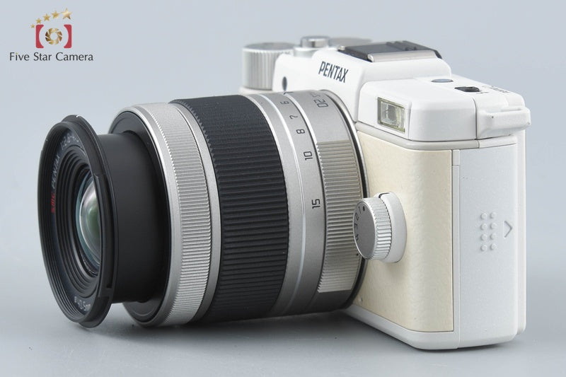 "Shutter count 37" PENTAX Q White 12.4 MP DSLR Camera 02 5-15 Lens