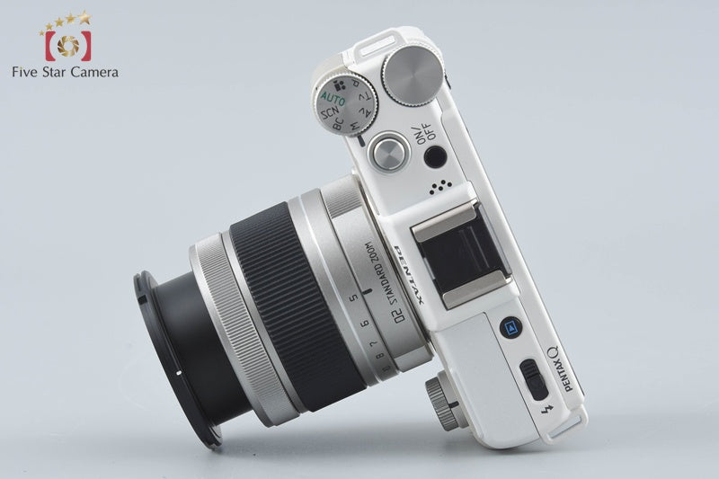 "Shutter count 37" PENTAX Q White 12.4 MP DSLR Camera 02 5-15 Lens