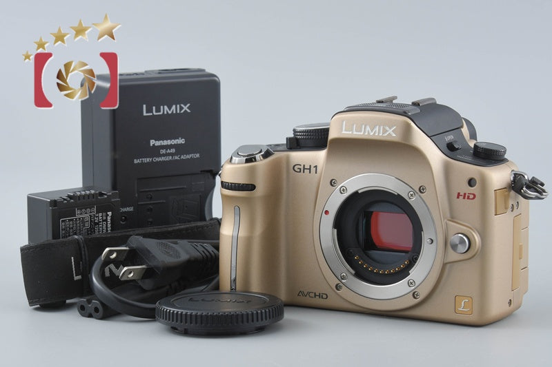 Panasonic LUMIX DMC-GH1 Gold 12.1MP Digital Camera [Japanese Language Only]