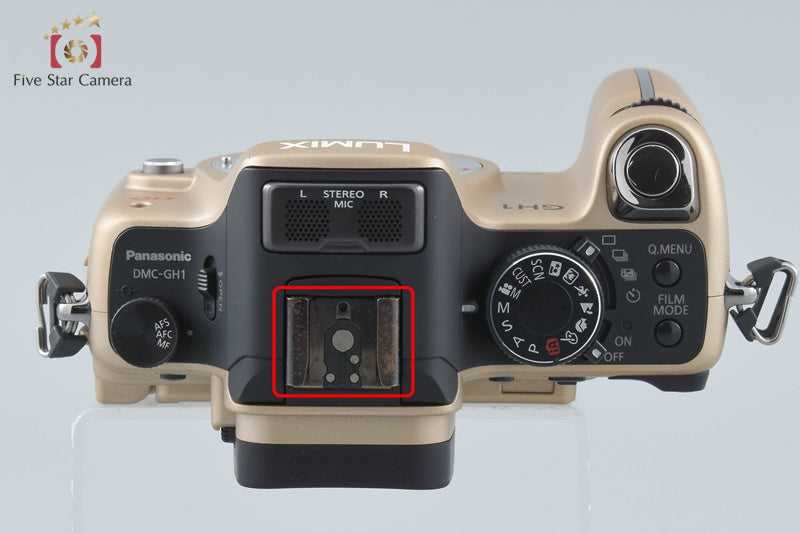 Panasonic LUMIX DMC-GH1 Gold 12.1MP Digital Camera [Japanese Language Only]