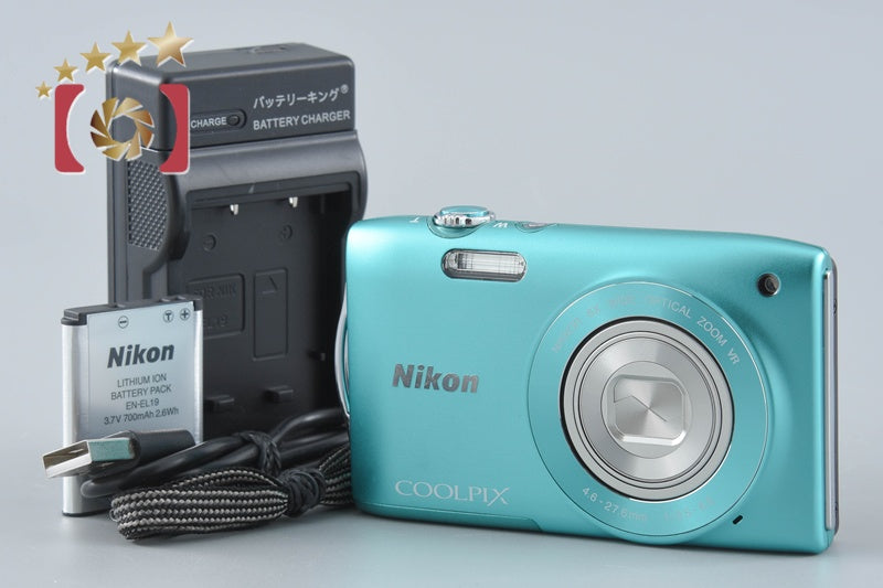 Nikon COOLPIX S3300 Mint Green 16.0 MP Digital Camera