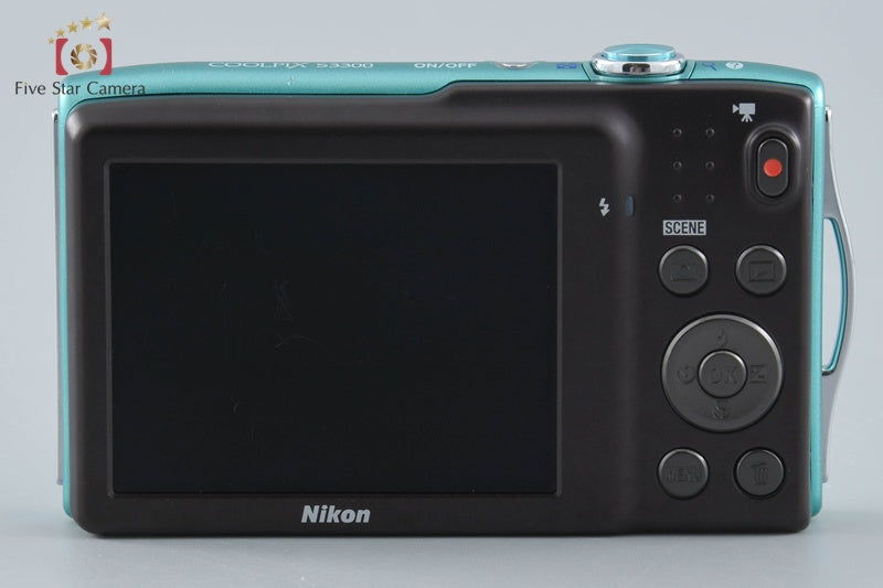 Nikon COOLPIX S3300 Mint Green 16.0 MP Digital Camera