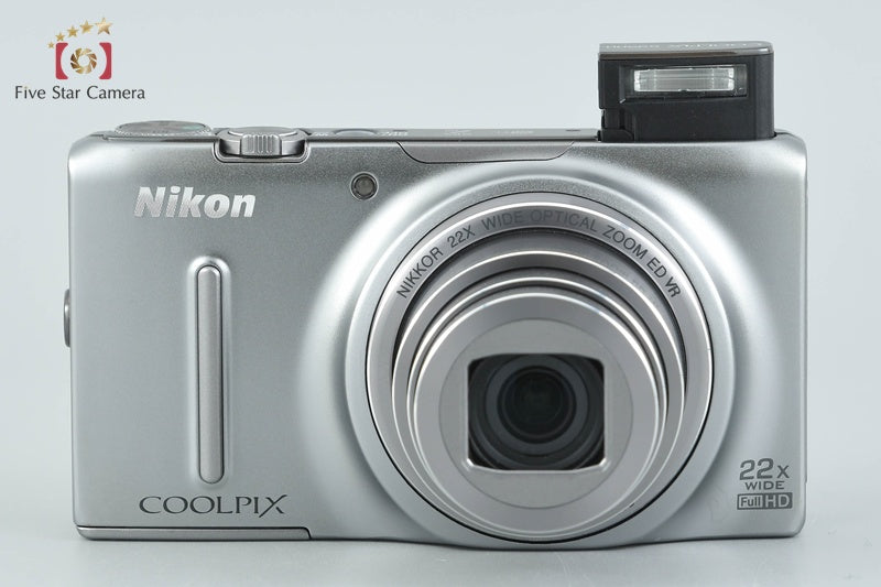 Nikon COOLPIX S9500 Proud Silver 18.1 MP Digital Camera