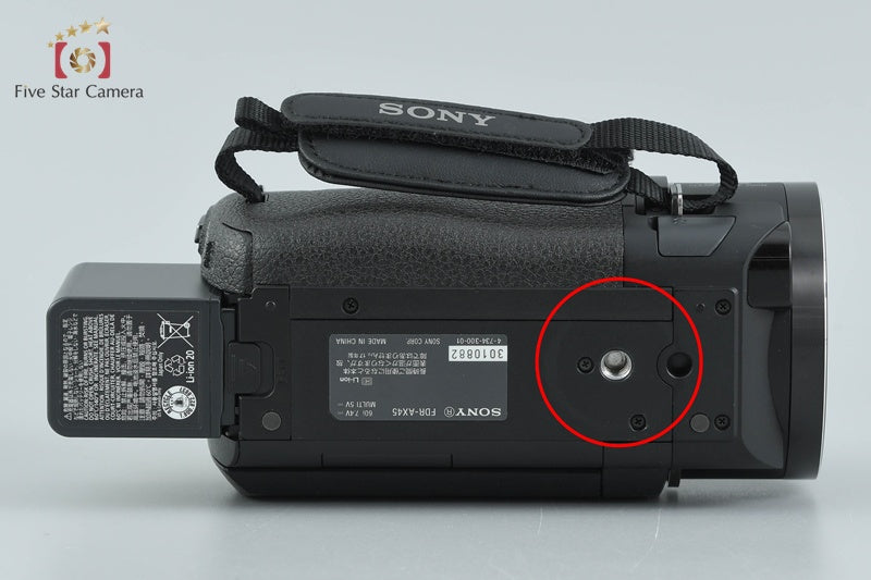 SONY HANDYCAM FDR-AX45 Black Digital Camcorder w/ Box [Multiple Languages]
