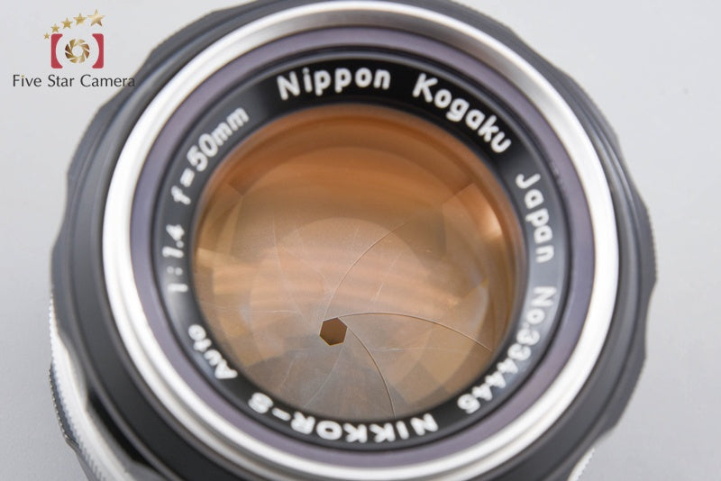 Nikon NIKKOR-S Auto 50mm f/1.4 Non Ai Lens