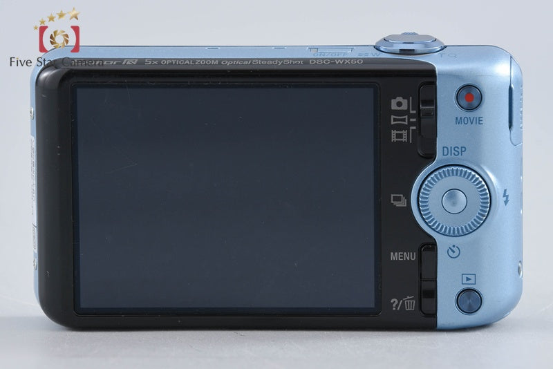 Sony Cyber-Shot DSC-WX50 Blue 16.2 MP Digital Camera [Japanese Language Only]