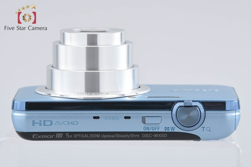 Sony Cyber-Shot DSC-WX50 Blue 16.2 MP Digital Camera [Japanese Language Only]