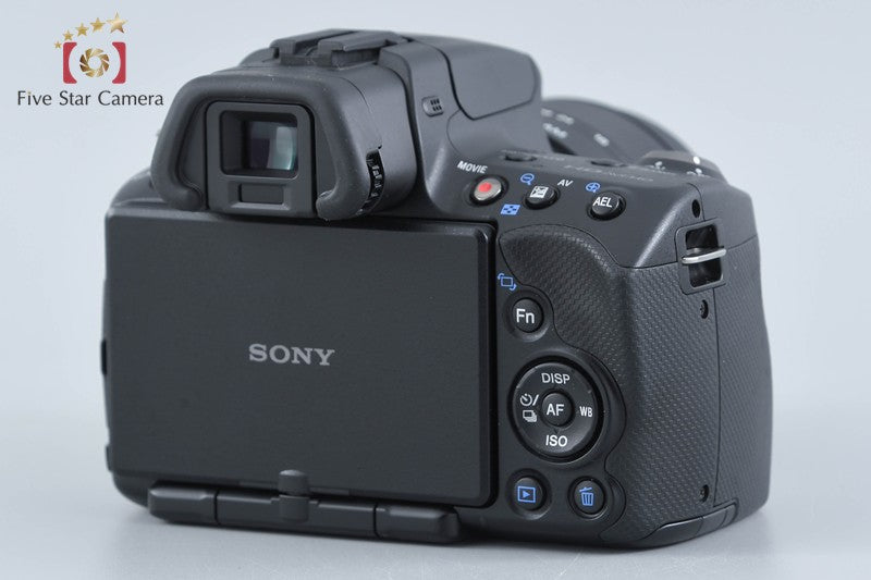 "Count 4,220" SONY α55 SLT-A55V Black 16.2MP 18-55 Lens [Japanese Language Only]