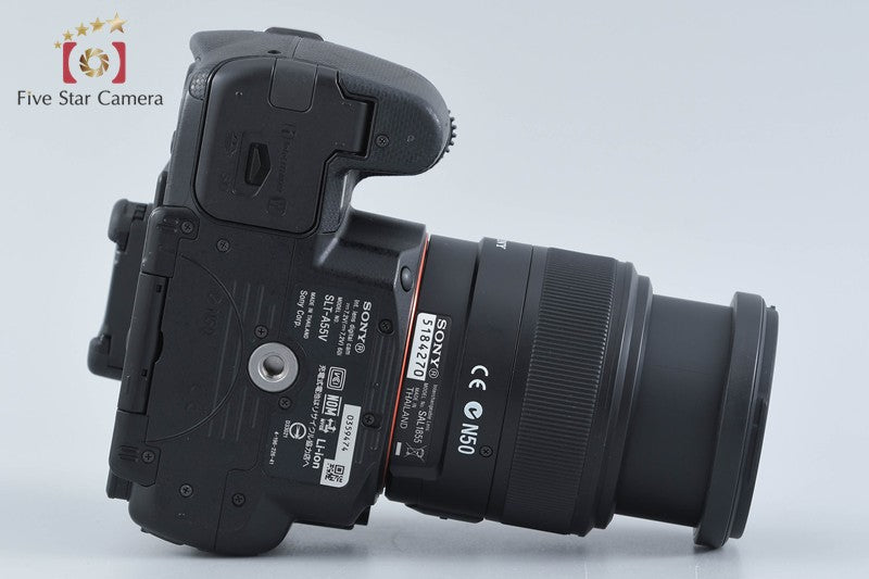 "Count 4,220" SONY α55 SLT-A55V Black 16.2MP 18-55 Lens [Japanese Language Only]
