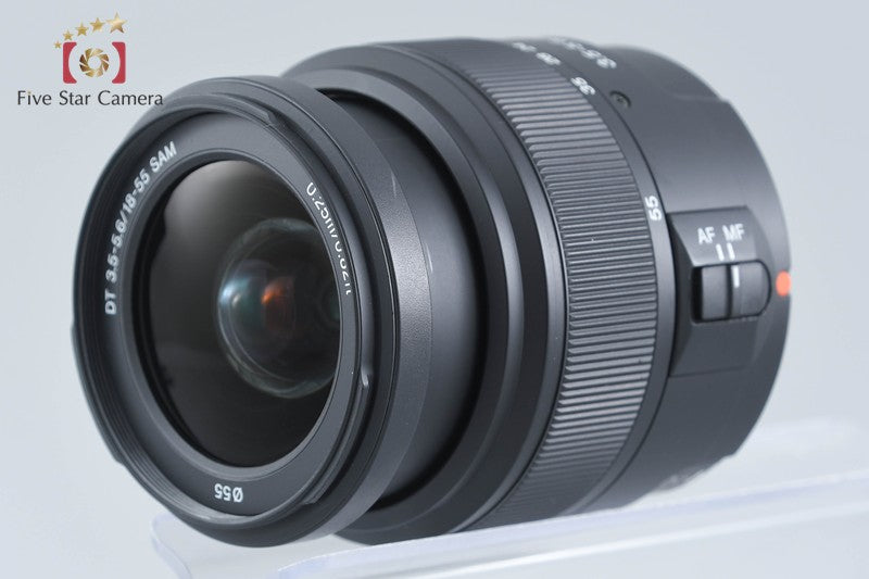 "Count 4,220" SONY α55 SLT-A55V Black 16.2MP 18-55 Lens [Japanese Language Only]