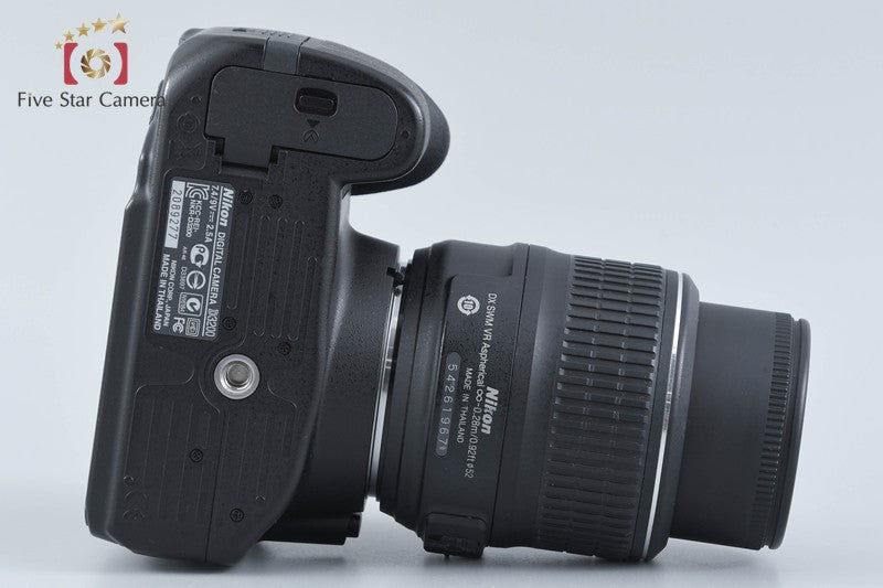 "Shutter count 4,830" Nikon D3200 Black 24.2 MP DSLR 18-55 VR Lens