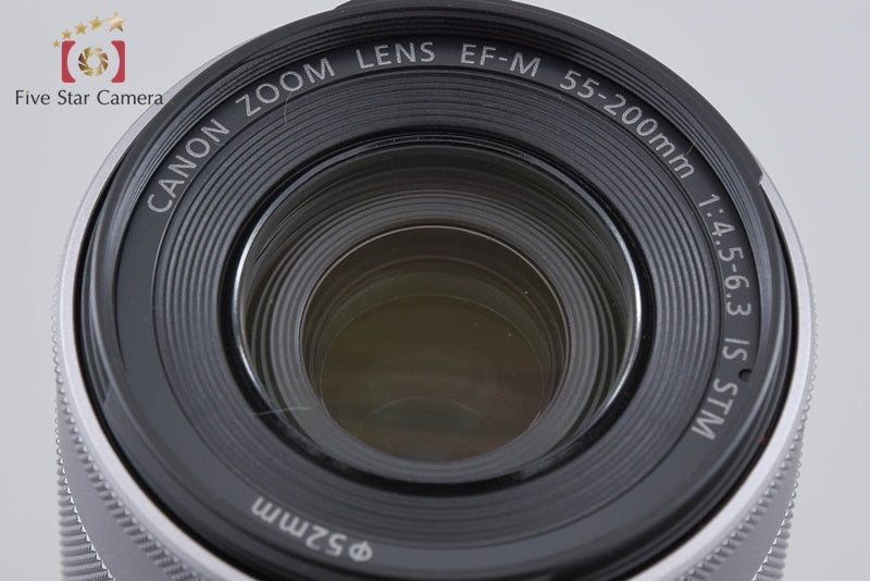 Canon EF-M 55-200mm f/4.5-6.3 IS STM Silver