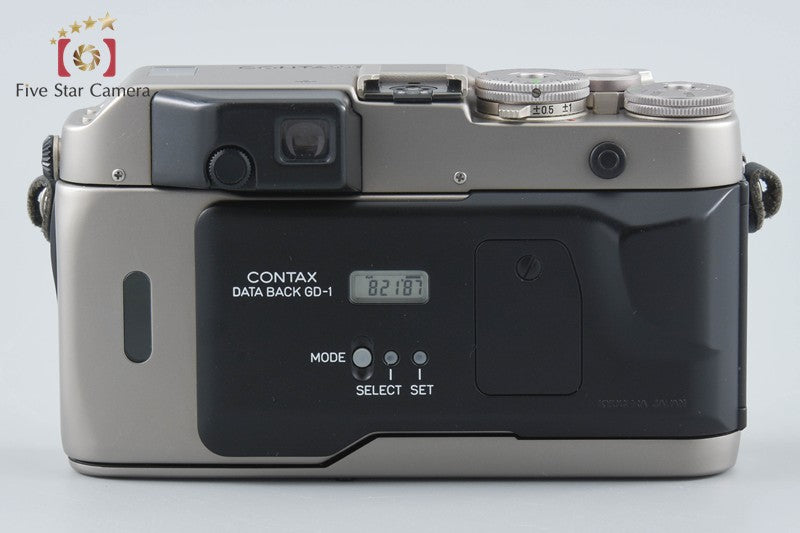 CONTAX G1 Green Label 35mm Rangefinder Film Camera w/ GD-1 Data Back