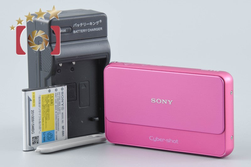 Sony Cyber-Shot DSC-T99 Pink 14.1 MP Digital Camera [Japanese Language Only]