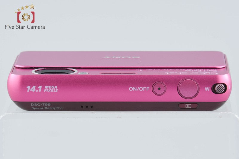 Sony Cyber-Shot DSC-T99 Pink 14.1 MP Digital Camera [Japanese Language Only]