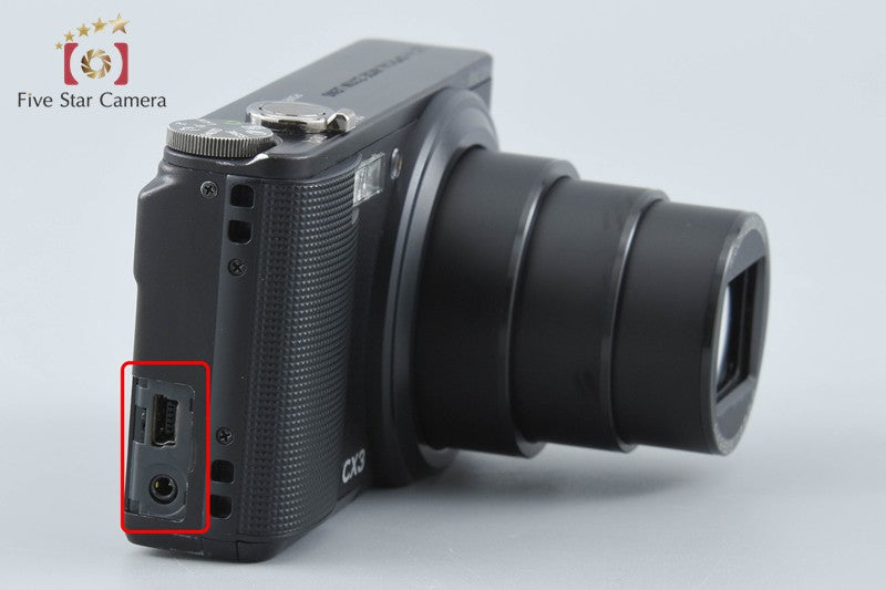 "Shutter count 918" Ricoh CX3 Black 10.0 MP Digital Camera w/ Box