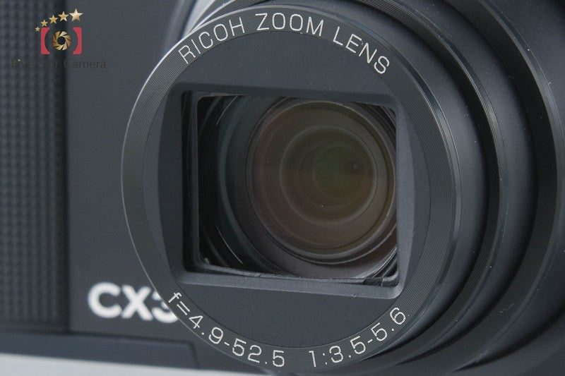 "Shutter count 918" Ricoh CX3 Black 10.0 MP Digital Camera w/ Box