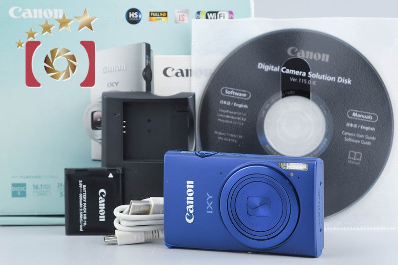 Canon IXY 420F Blue 16.1 MP Digital Camera w/ Box