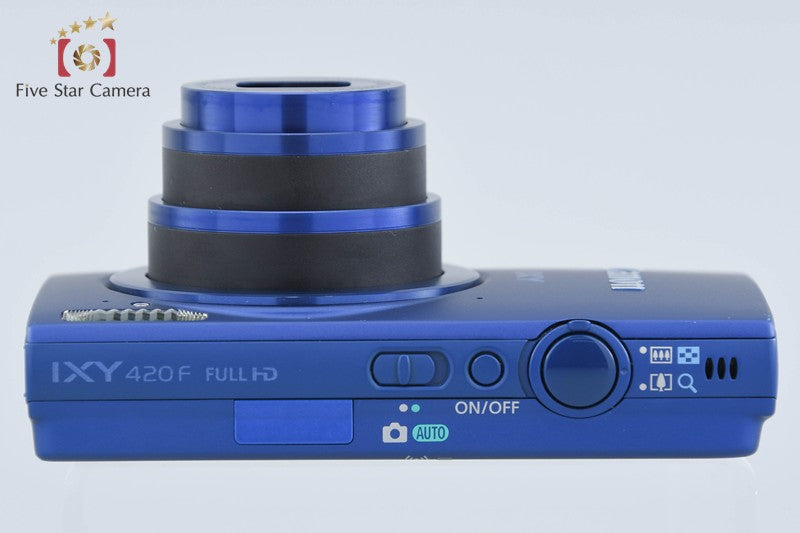Canon IXY 420F Blue 16.1 MP Digital Camera w/ Box