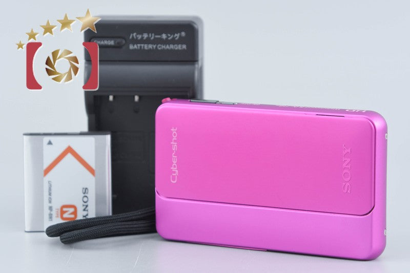 Sony Cyber-Shot DSC-TX10 Pink 16.2 MP Digital Camera [Japanese Language Only]