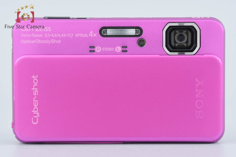 Sony Cyber-Shot DSC-TX10 Pink 16.2 MP Digital Camera [Japanese Language Only]