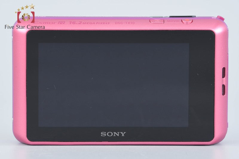 Sony Cyber-Shot DSC-TX10 Pink 16.2 MP Digital Camera [Japanese Language Only]