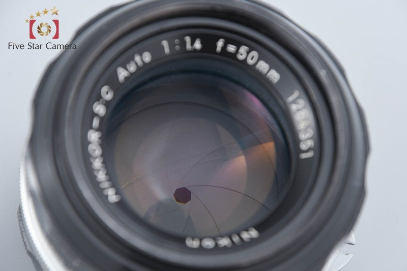 Nikon NIKKOR-S.C Auto 50mm f/1.4 Non Ai Lens