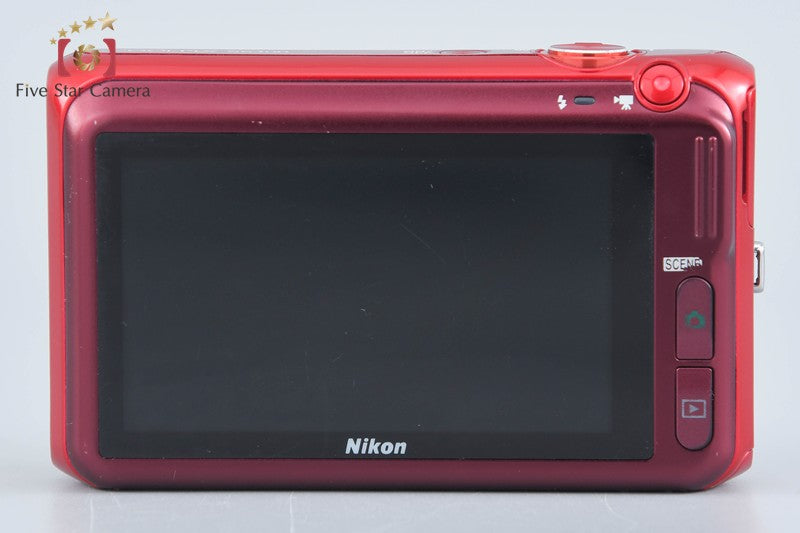 Nikon COOLPIX S6400 Glossy Red 16.0 MP Digital Camera w/ Box