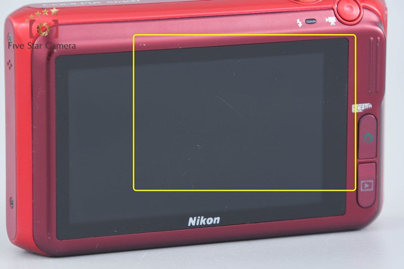 Nikon COOLPIX S6400 Glossy Red 16.0 MP Digital Camera w/ Box
