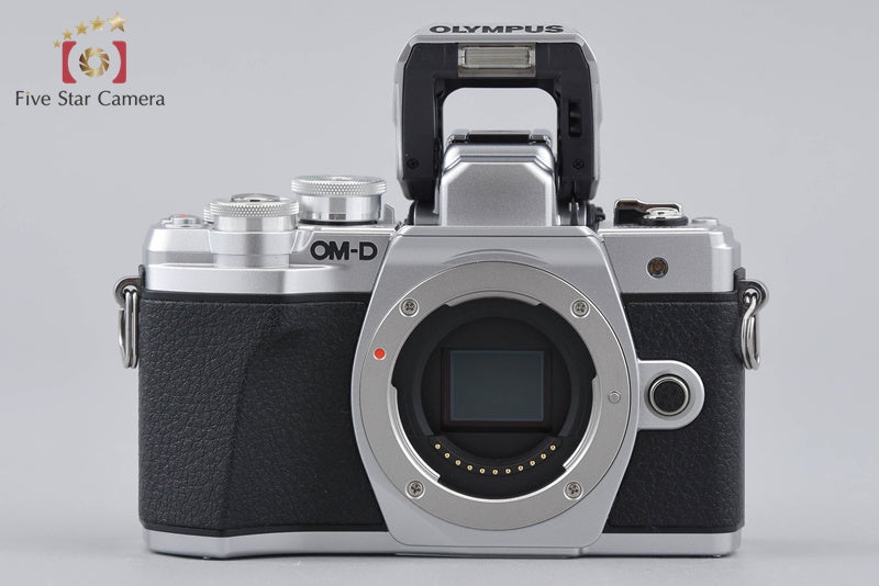 "Count 1,527" Olympus OM-D E-M10 Mark III Silver 16.1 MP 14-42 40-150 EZ Lenses