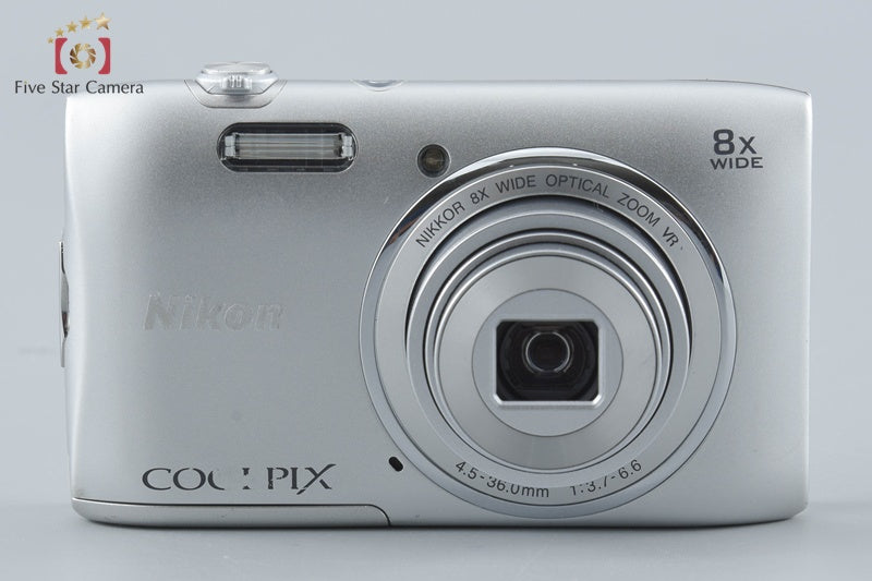 Nikon COOLPIX S3600 Crystal Silver 20.0 MP Digital Camera