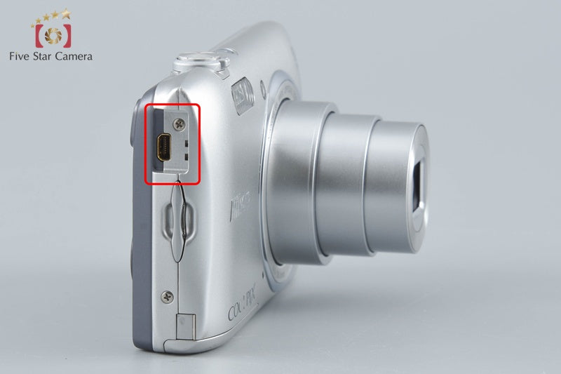 Nikon COOLPIX S3600 Crystal Silver 20.0 MP Digital Camera