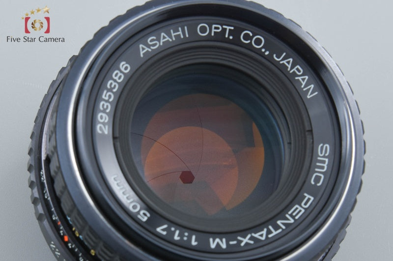 Pentax SMC M 50mm f/1.7 K Mount Lens