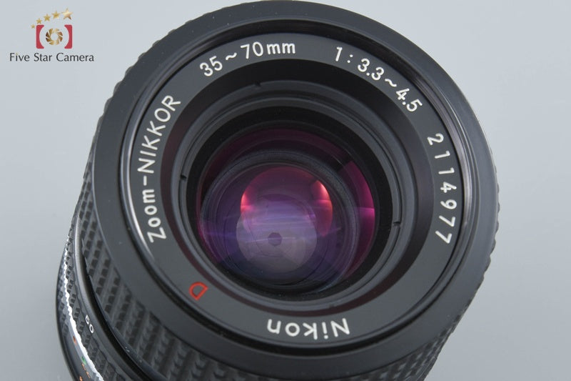 Nikon Ai-S Zoom NIKKOR 35-70mm f/3.3-4.5 Demo Lens