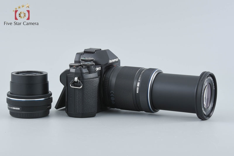 Olympus OM-D E-M10 Mark III Black 16.1 MP 14-42 40-150 Lenses w/ Box