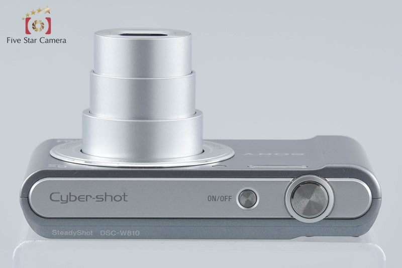 Sony Cyber-Shot DSC-W810 Silver 20.1 MP Digital Camera [Japanese Language Only]